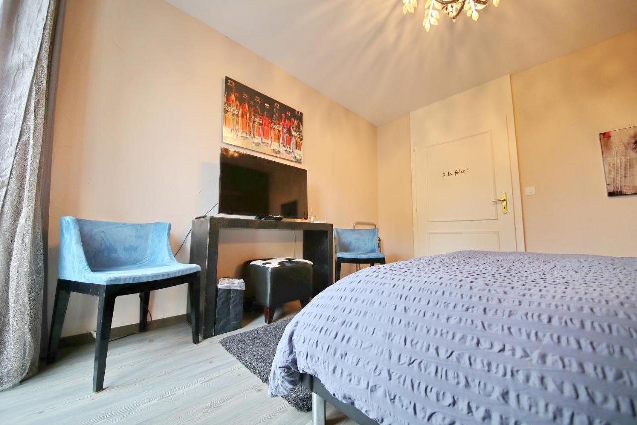 Corseaux Beach Rooms-Riviera Beach Apartments Vevey Exterior foto