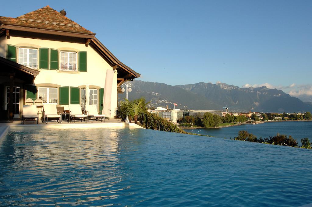 Corseaux Beach Rooms-Riviera Beach Apartments Vevey Exterior foto